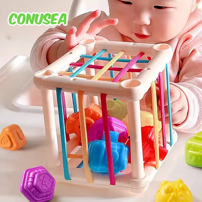 Montessori Colorful Blocks Baby Toys